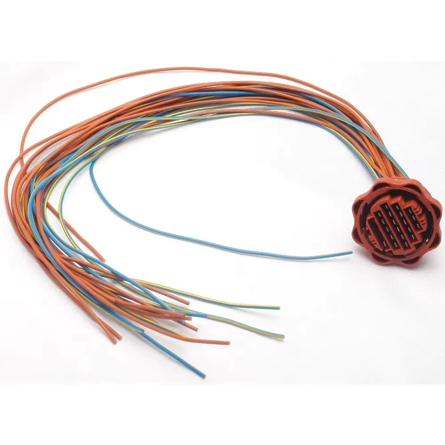 Figzero Autotür-Kabelbaumstecker 16-polig und 20-polig für Citroen Xsara, C-Elysee und Peugeot 206, Länge: 50 cm, Mehrfarbig - Bild 2
