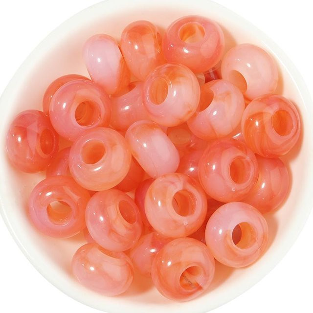 Acrylperlen, bunt, rund, 14x8mm, Unisex - Bild 1