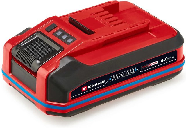 Einhell Akku Power X-Change Plus 18V 4,0 Ah Sealed in Rot/Schwarz - Bild 1
