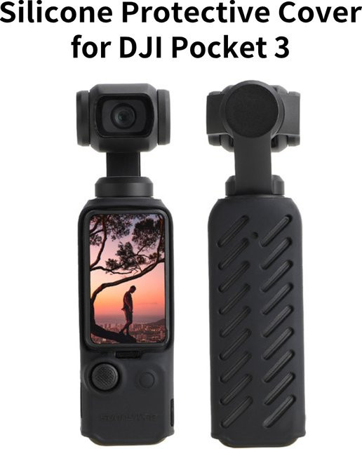 DJI Silikon-Schutzhülle für Pocket 3 und Osmo Pocket 3 in Schwarz - Bild 1