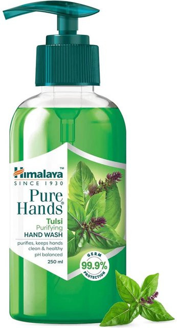 Himalaya Tulsi Flüssigseife, 250 ml, Hände - Bild 1