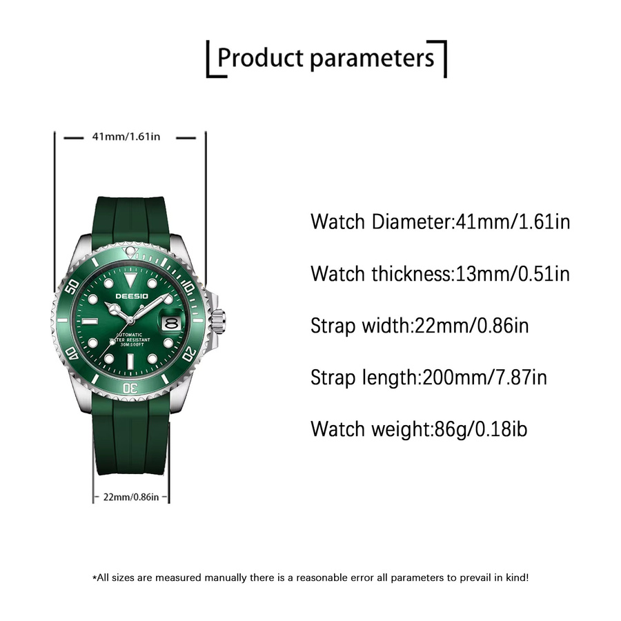Deesio Chronograph, Automatik, Edelstahl, Herren - Bild 6