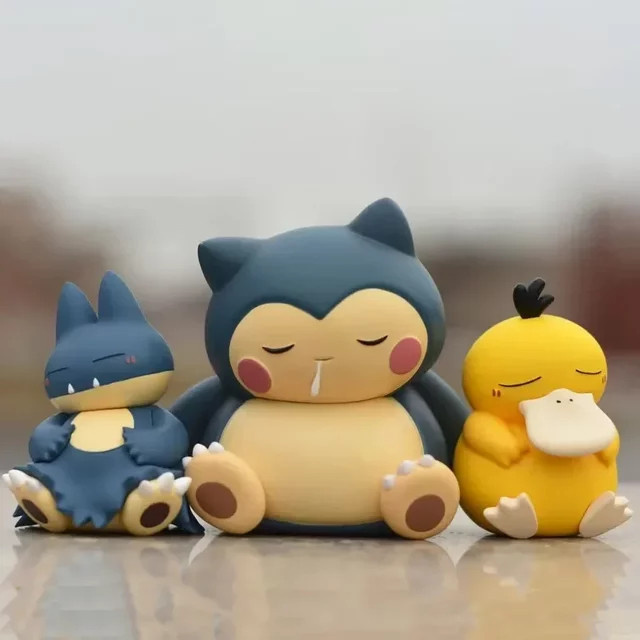 TAKARA TOMY Pokémon Psyduck Snorlax Gonbe, Action Figure, Einzelfigur - Bild 1