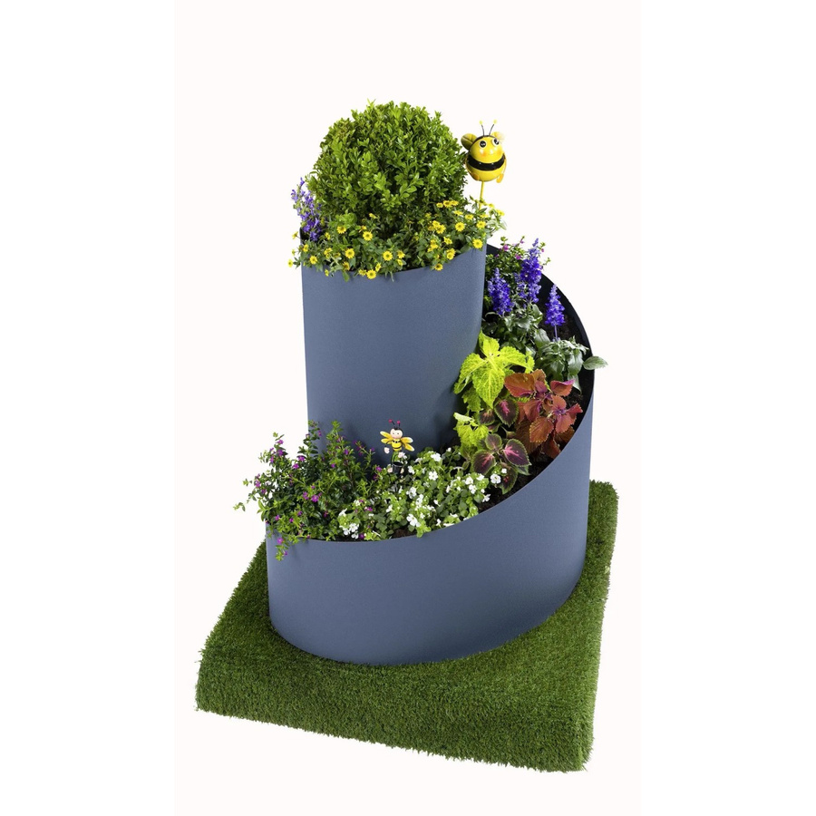 Jardinion Kräuterspirale Pflanzenspirale in Grau mit Durchmesser: 80 cm - Bild 2