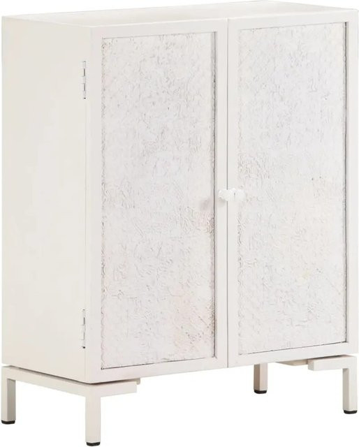 vidaXL Sideboard aus Mango-Massivholz in Braun, rustikaler Stil, B/T/H: 60 x 30 x 76 cm - Bild 1