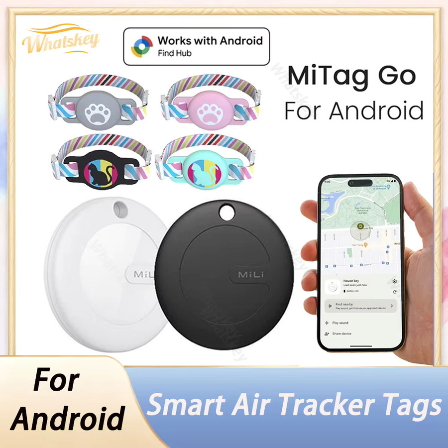 MiLi Tag Smart Tag Bluetooth-Suchgerät für Android und Google Find My Device, Schwarz - Bild 2