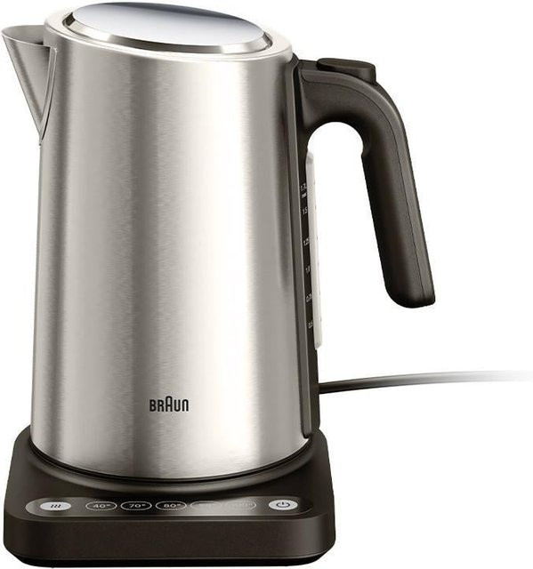 Braun Wasserkocher Identity WK 5205 BK in Schwarz und Silber - Bild 1