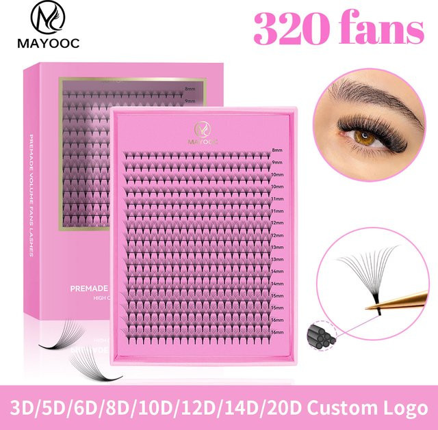 MAYOOC Volumen-Wimpernfächer, Black, Unisex - Bild 1
