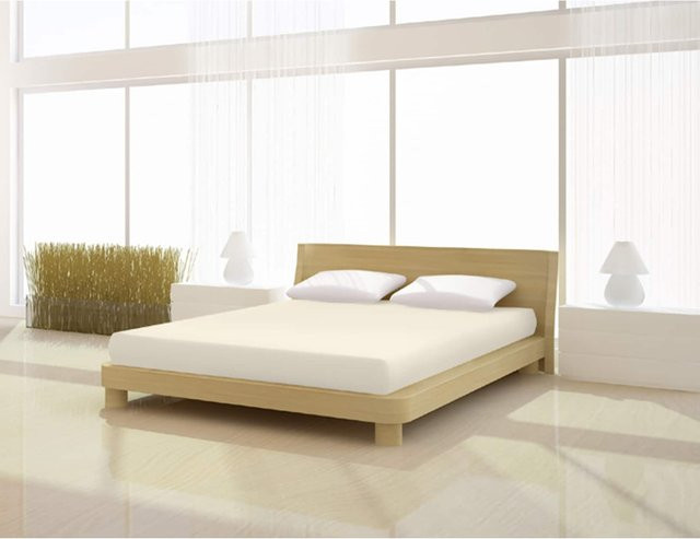 Mr. Sandman Topper Spannbetttuch de luxe aus Elastan in Weiß, B/T: 160 x 200 cm - Bild 1