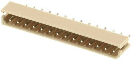Molex Einbau-Stiftleiste Standard, 14-polig, Rastermaß: 2,5 mm, beige - Bild 1