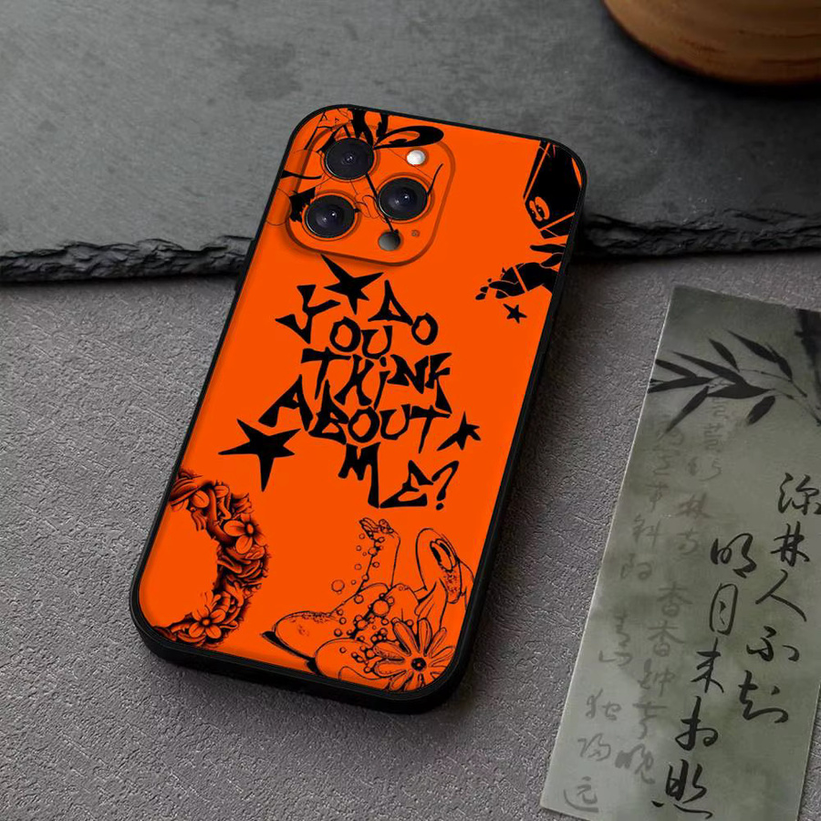 Mesuca Handyhülle für iPhone in Orange, weiche und hautfreundliche TPU Hülle für iOS-Modelle - Bild 2