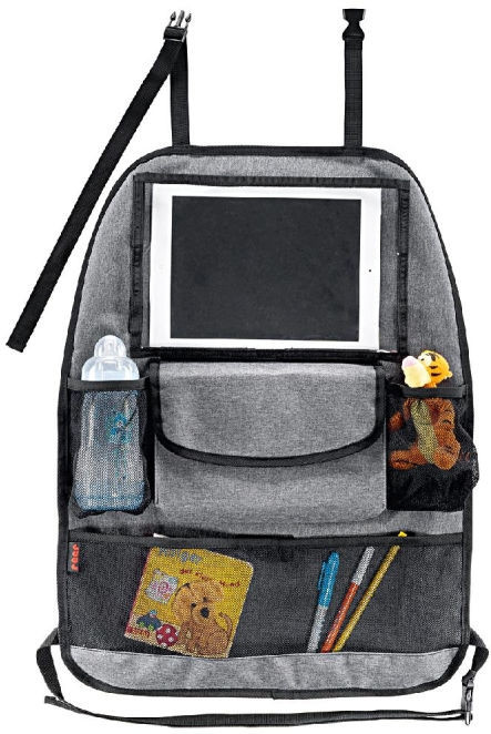 Reer TravelKid Entertain Autorücksitz-Organizer in Grau - Bild 1