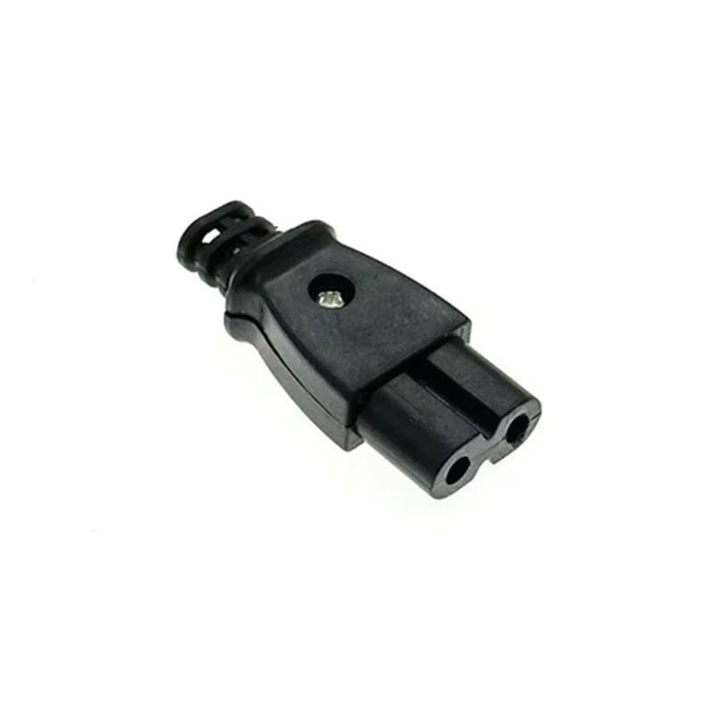 5 Stück JCD C8 Steckdose auf C7 Stecker Elektrischer Verbinder Schwarz AC 2,5A 5A 250V - Bild 2