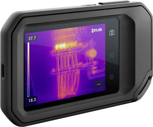 FLIR C5 Wi-Fi Wärmebildkamera in Schwarz mit MSX Technologie und integrierter LED-Lampe für Messbereiche von -20 bis +400 °C - Bild 1