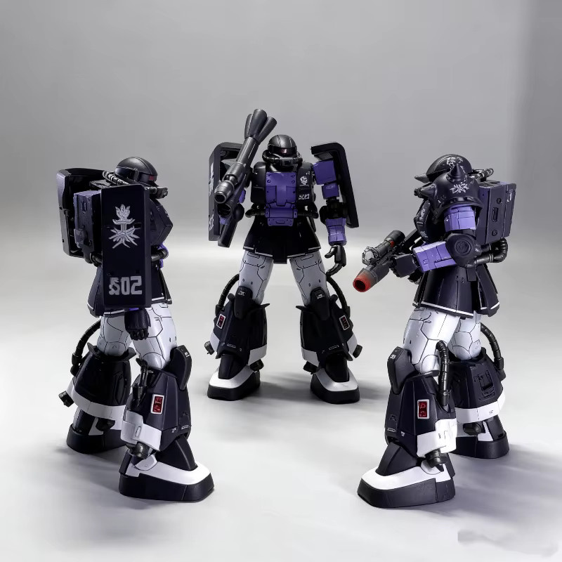 Bandai Black Sanrensei Zaku HG 1/144 Gto Mark Rabbit Mk-Ii, Montagemodellbausatz, Actionfiguren, Kunststoff - Bild 2