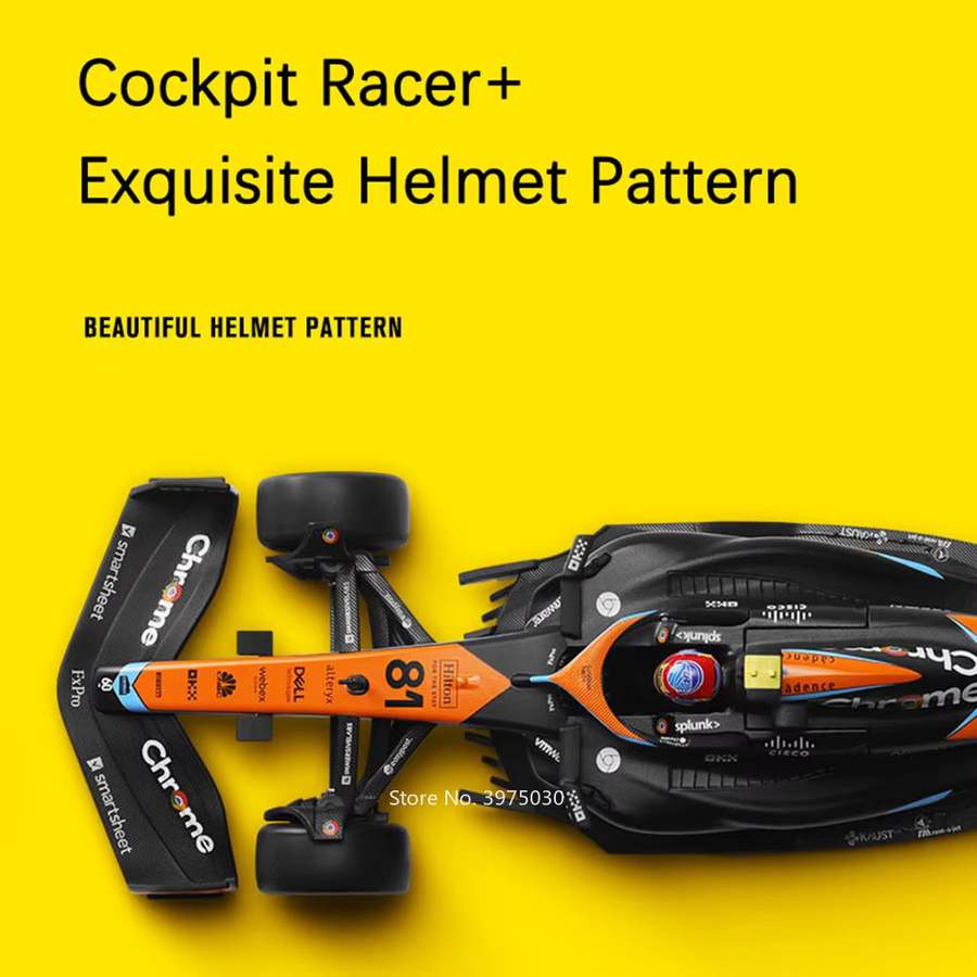 caipo McLaren MCL60 Miniatur-Auto, 1:24, Metall, mit drehbaren Rädern - Bild 3
