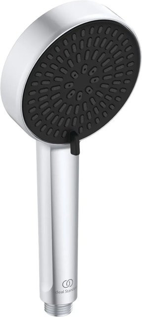 Ideal Standard Handbrause mit 2 Funktionen in Silber und Chrom mit Massage- und Regenstrahl sowie Anti-Kalk-Funktion - Bild 1