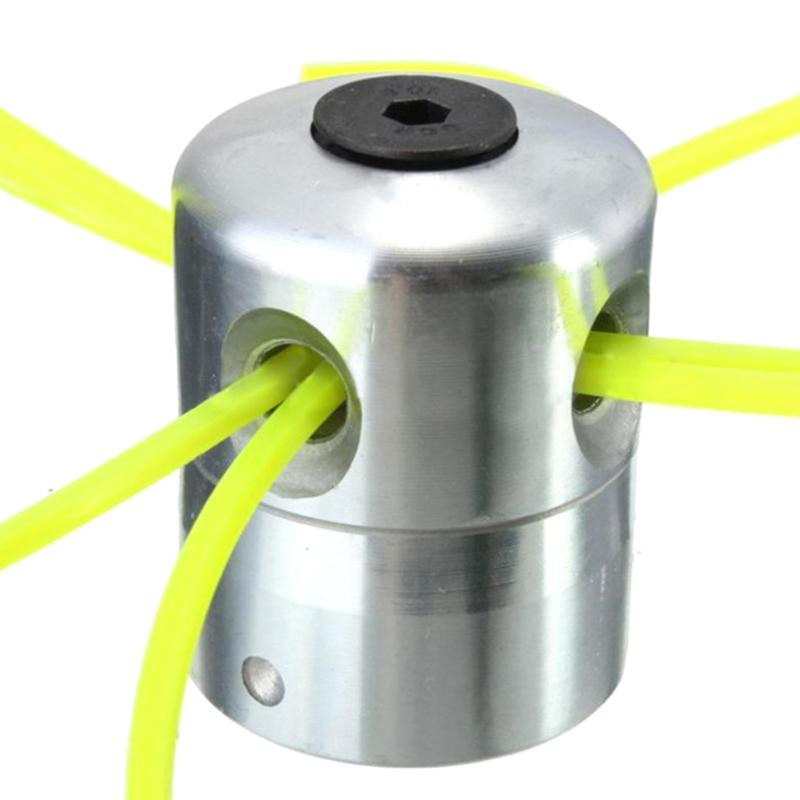 For Season Universeller Trimmerkopf aus Aluminium mit vier Trimmerlinien in Silber für Freischneider und Rasentrimmer - Bild 2