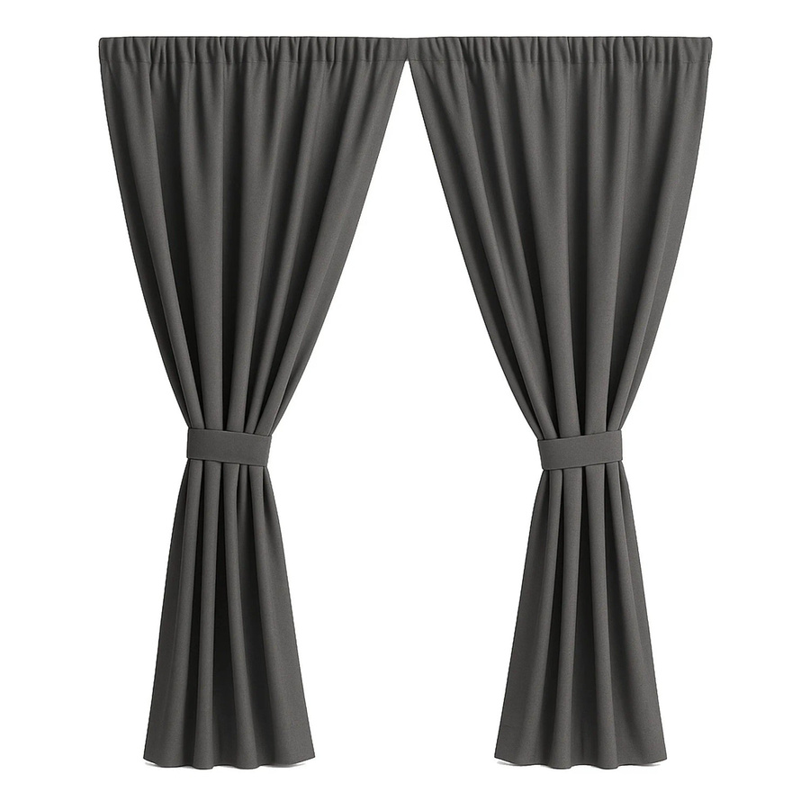 Setgarden Curtain Garden Outdoor Vorhang Anthrazit, 2 Stück, B: 155 cm, H: 240 cm - Bild 2