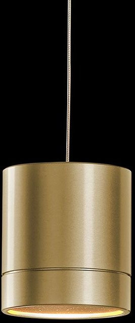 Holtkötter Aura R3 LED-Pendelleuchte in Messing eloxiert, dimmbar mit dim2warm Technologie (1800K - 2900K), Höhe: 160 cm - Bild 1