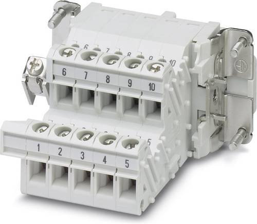 Phoenix Contact Klemmenadapter HC-B 10-A-UT-PER-F in Weiß, 5 Stück - Bild 1