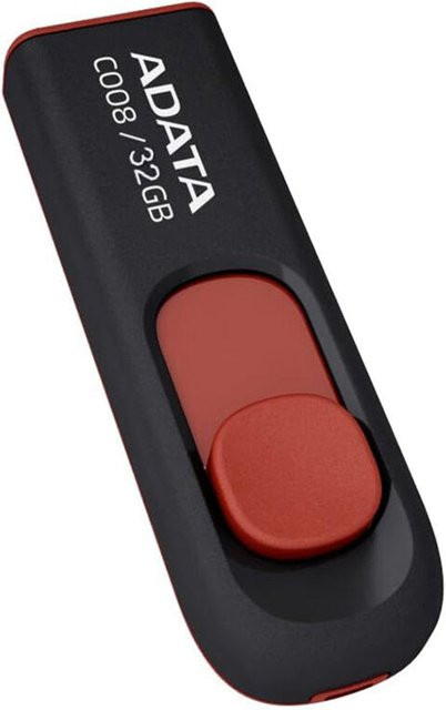 Adata USB-A Flash Drive C008 in Schwarz mit 32 GB Speicherplatz - Bild 1