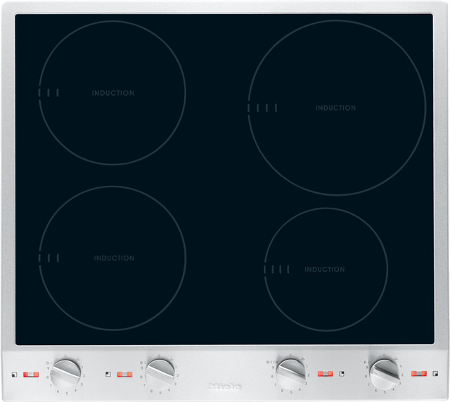 Miele CS 1234-1 Elektro-CombiSet mit Induktion in Silber und Schwarz - Bild 1