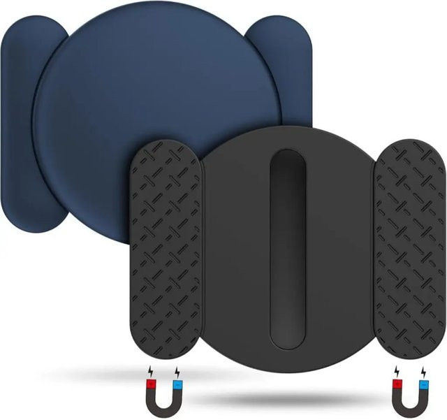 Wasserfeste magnetische Silikonhülle für Apple AirTag in Schwarz als Anti-Verlust Softcover für deinen GPS-Tracker - Bild 1