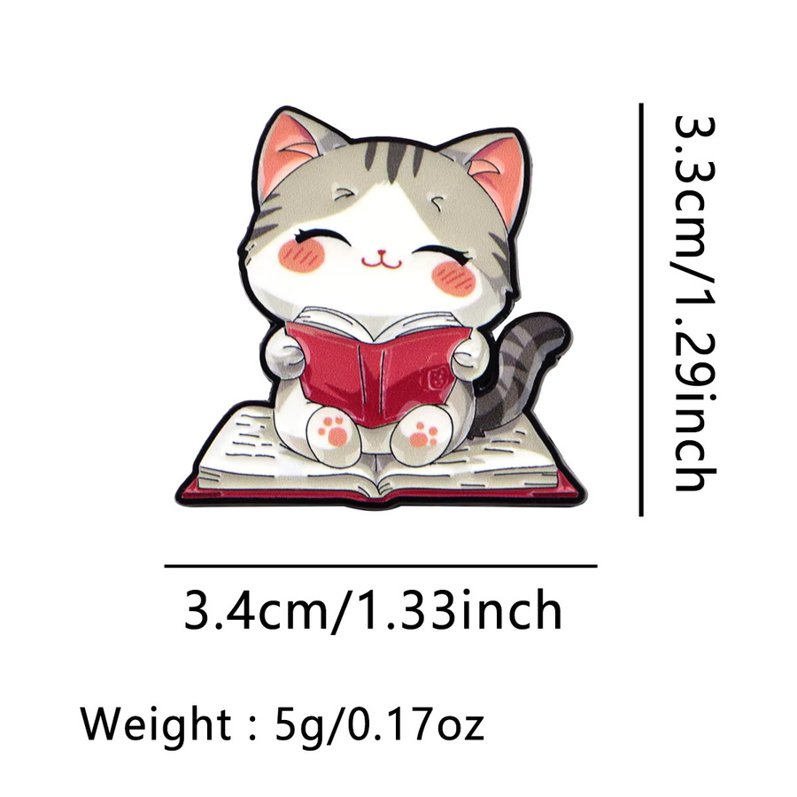 Katzen-Brosche, Bunt, Kinder - Bild 2