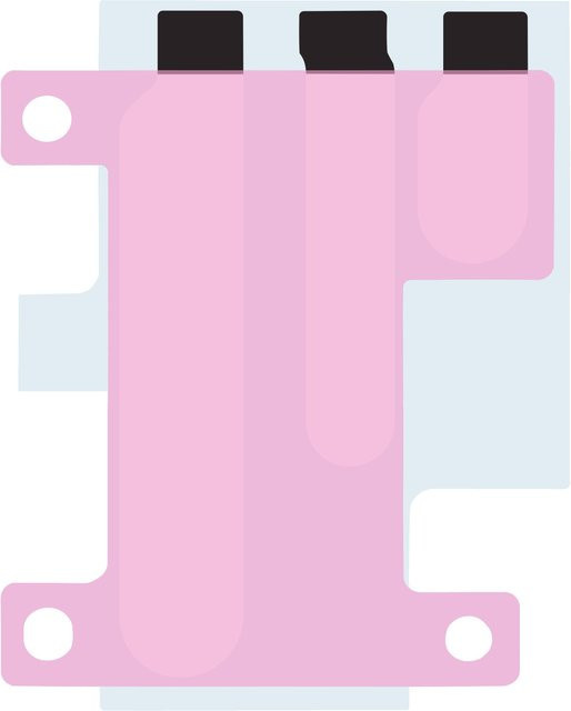 Apple iPhone 16 Pro Akku-Kleber in Pink - Bild 1