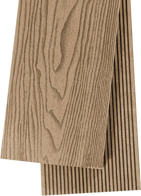 Home Deluxe WPC Terrassendielen Samana Premium Komplettset inklusive Unterkonstruktion in Teak Braun 2 m² - Bild 2