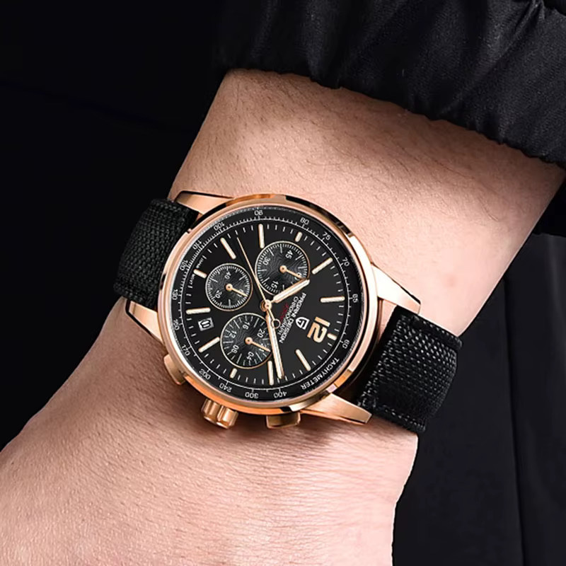 PAGANI DESIGN Chronograph, Quarz, Edelstahl, 41 mm, Herren - Bild 4