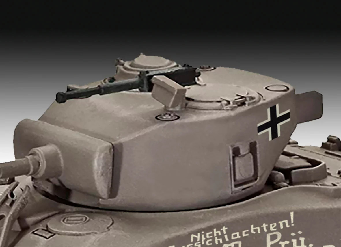 Revell Model Set Sherman M4A1, Fahrzeuge, 1:72, Grau, Kunststoff - Bild 4