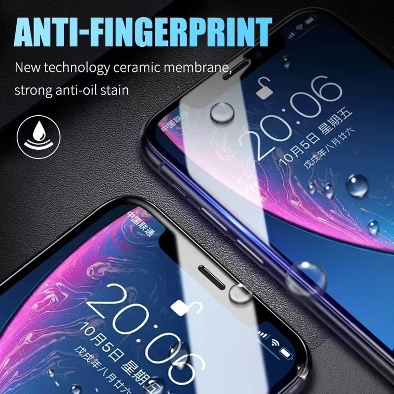 3er-Pack Matte Keramik-Displayschutzfolie für Apple iPhone 16 15 14 13 12 11 Pro Max XS Max XR 7 8 Plus, Transparent - Bild 5