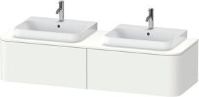 Duravit Waschtischunterschrank Happy D.2 Plus in Weiß Matt, Wandhängend, Breite: 160 cm, Tiefe: 55 cm - Bild 1