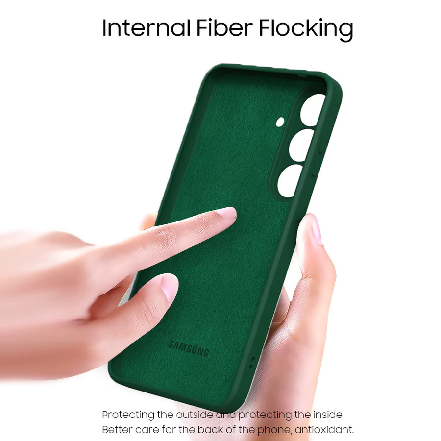 Flüssigsilikonhülle für Samsung Galaxy A57 A56 A55 A54 A17 A16 5G in Blau, weiche TPU-Handyhülle als Schutzcover - Bild 2