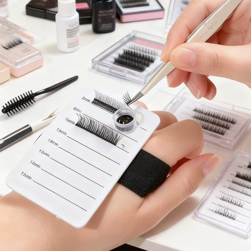 魔睫丝 Wimpernverlängerung Handpalette mit verstellbarem Handgelenkband - Bild 3