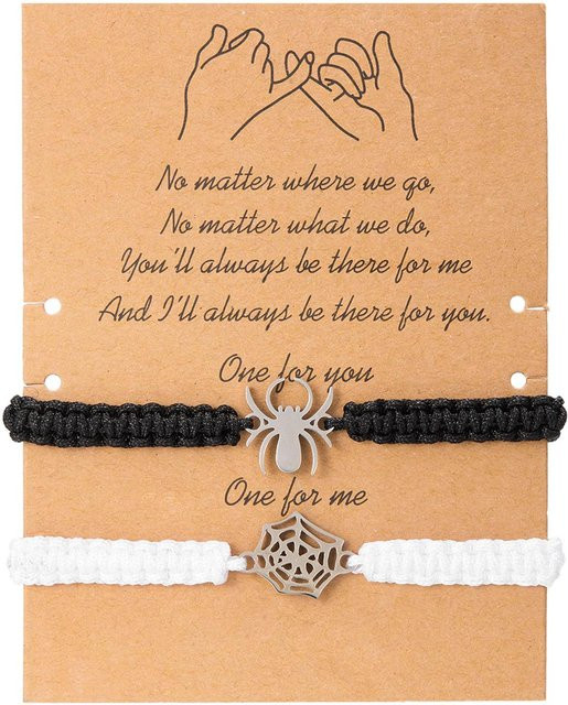 TuiYing001 Armbänder, handgeflochtenes Seil, 2er Set, Unisex - Bild 1