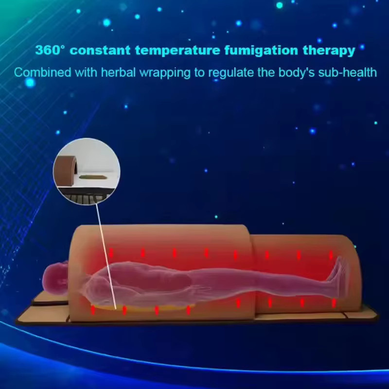 FULANG Infrarot-Sauna-Pod Detox Trockensauna Spa-Kapsel in Schwarz - Bild 5