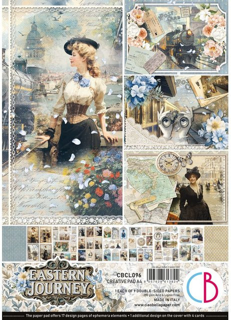 Ciao Bella Papier-Set Eastern Journey aus Konstruktionspapier in A4, Mehrfarbig (Beige, Blau, Multi) - Bild 1