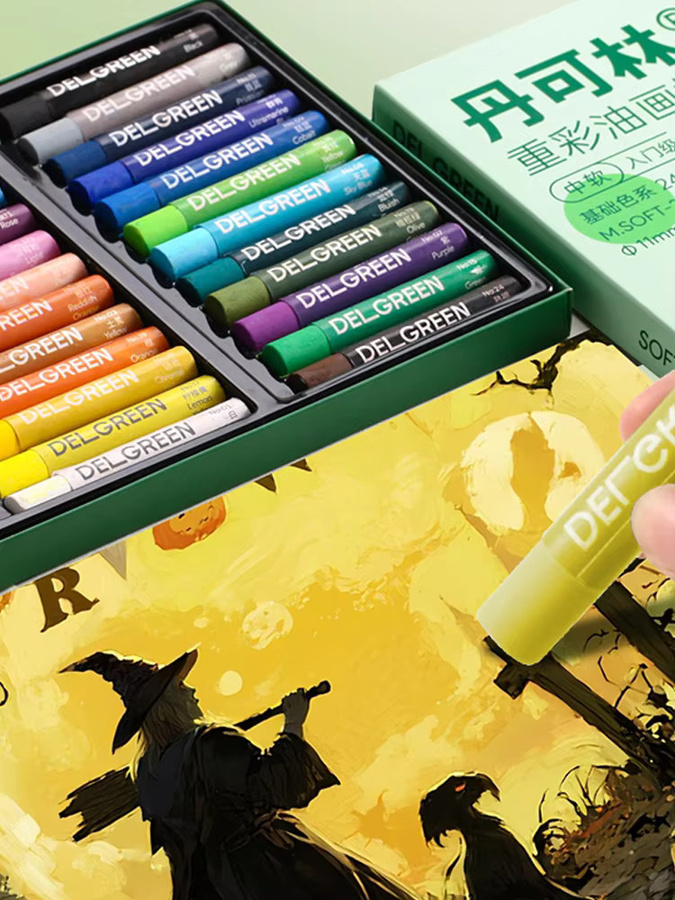 Marie’s Ölpastellkreide Set mit 24 Farben in Mehrfarbig für Künstler und Schüler - Bild 5