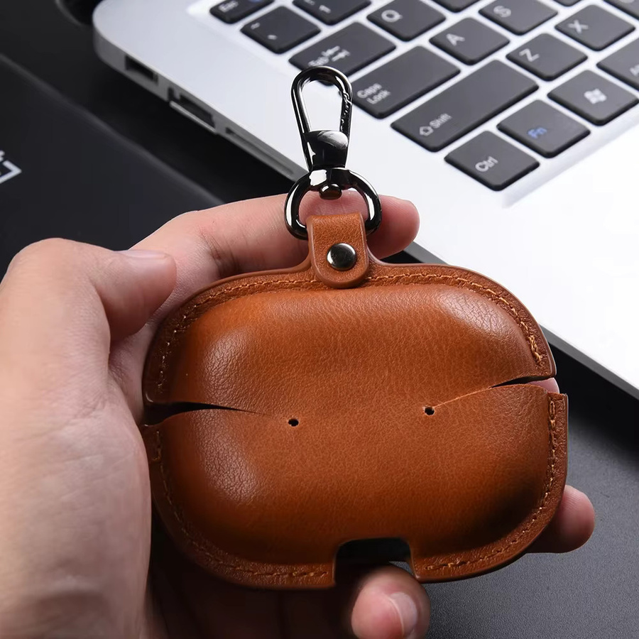 Huawei Freebuds SE 4 Hülle im Retro-Leder Business-Stil mit Haken - Bild 2