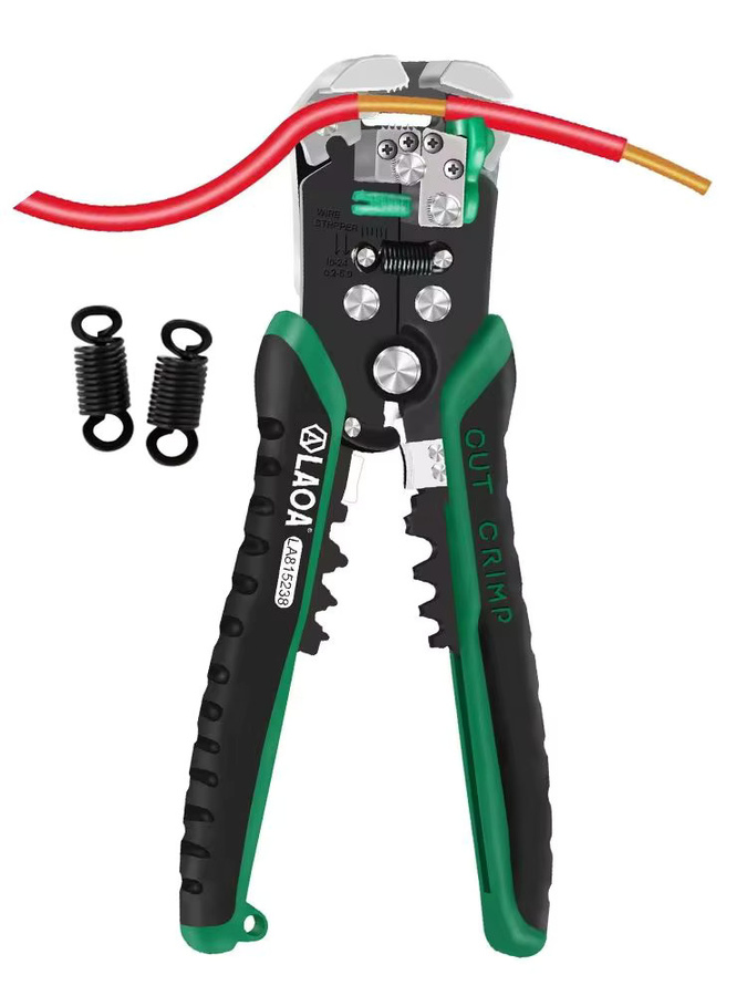 LAOA Automatische Abisolierzange für 0,13-10mm² und 0,2-6mm² (AWG26-8/24-10) inklusive Bonusfedern - Bild 5