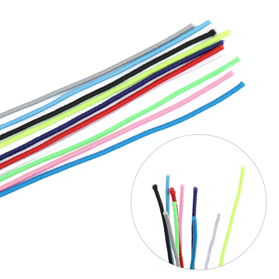 Geflochtene elastische Kordel, 0,8 mm, Perlenfäden, Stretch-Schnur - Bild 5