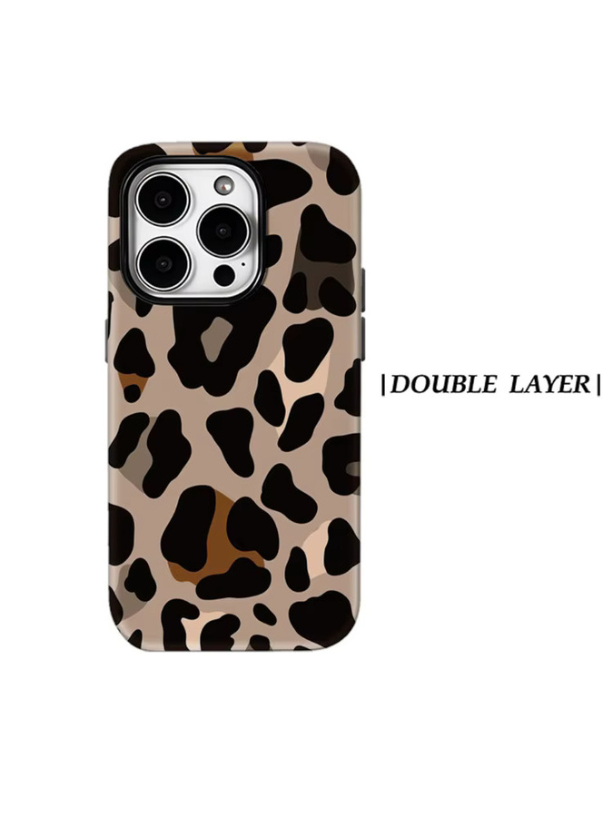 Robuste Handyhülle mit Leopardenmuster von Potdemiel für iPhone 17 16 15 14 13 Pro Max Plus, magnetisch und doppelschichtig, Multicolor - Bild 6