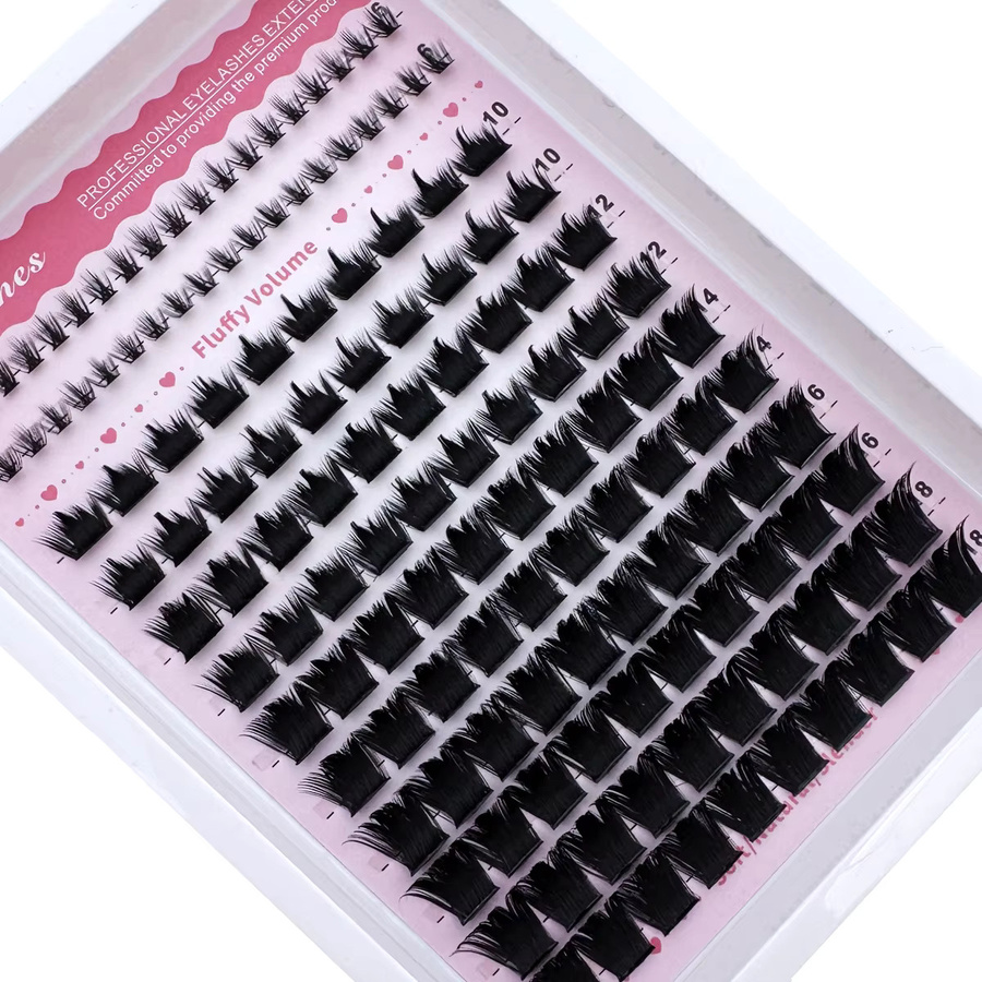 UMIRYAO Wimpernbüschel 3 in 1, Black, 136 Stück, 6–18 mm - Bild 3