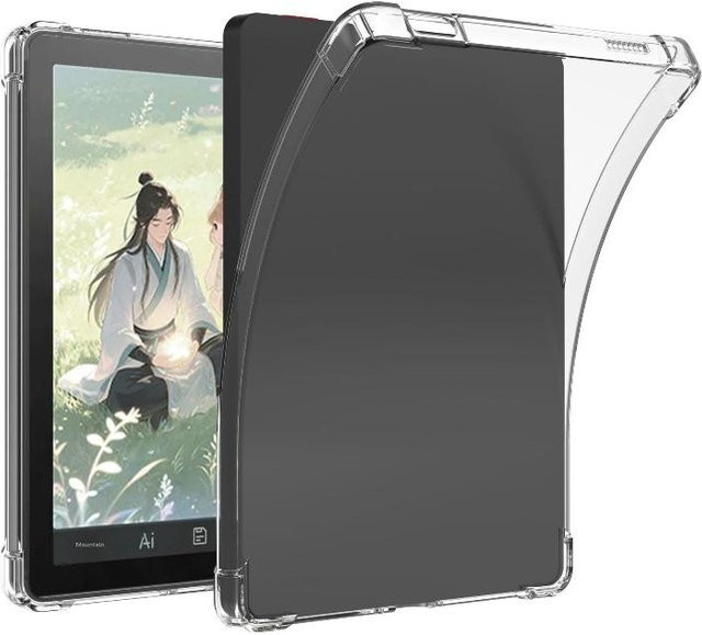 SD&HI Schutzhülle für Bigme B6 EReader, 6 Zoll Tablet-Rückseite, transparent, ultradünn und stoßfest, 1/2 Stück - Bild 1