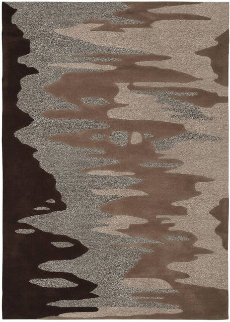 Arte Espina Kurzflorteppich Spirit 7104 braun B/L: 90 x 160 cm - Bild 1