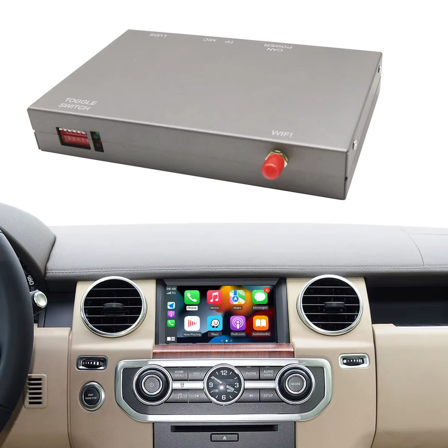 AUTOABC Kabelloses CarPlay und Android Auto Interface mit Mirror Link für Range Rover Evoque, Jaguar F-Pace, Discovery 4, Freelander 2, XE, XF und XJL - Bild 7