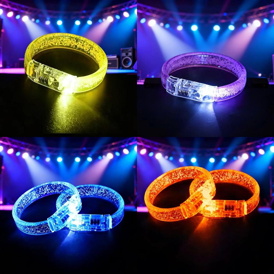 DewBloom LED leuchtendes Armband violett - Bild 4